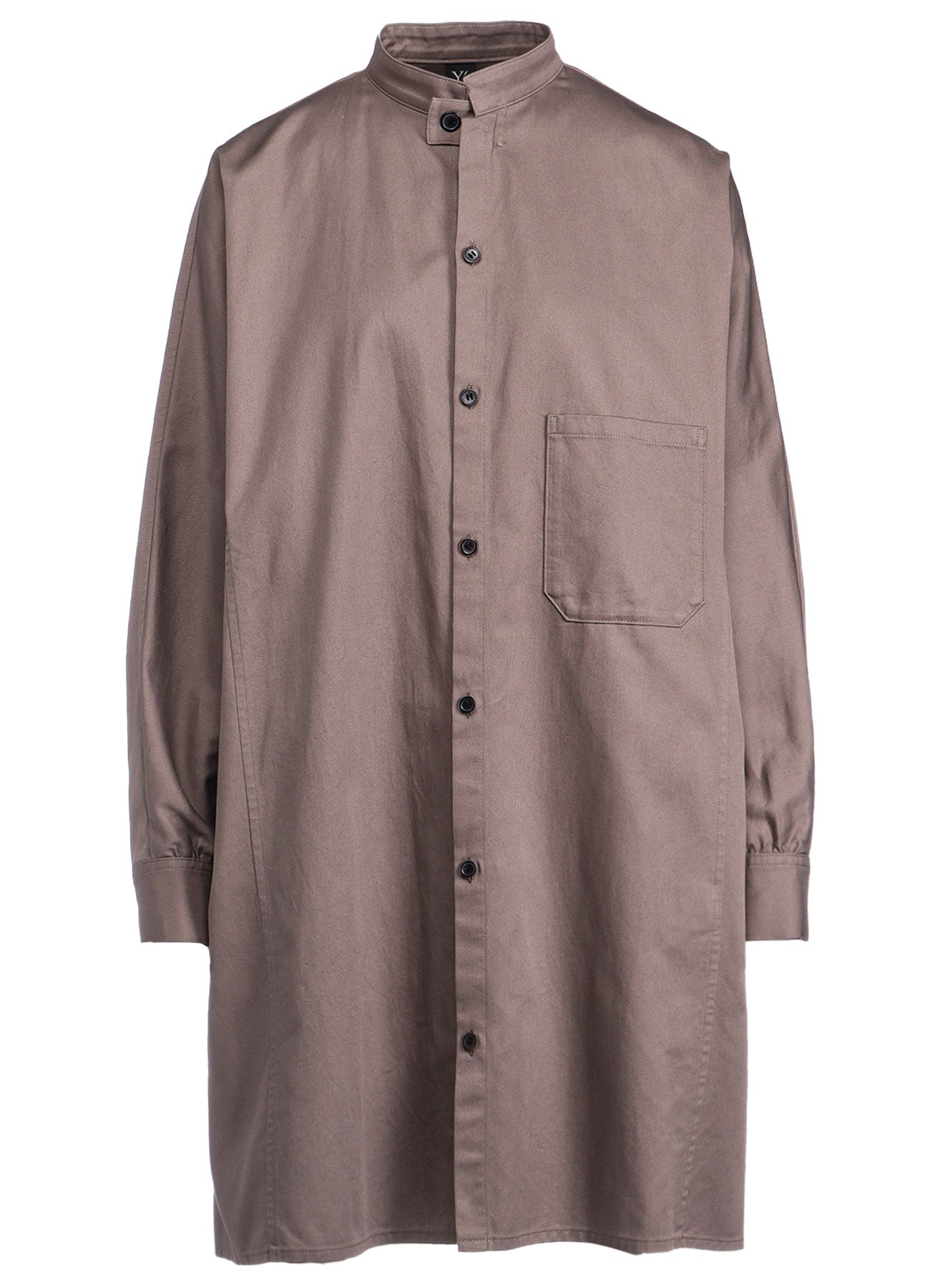 [Y's BORN PRODUCT] COTTON TWILL DEFORMED SLEEVE SHIRT