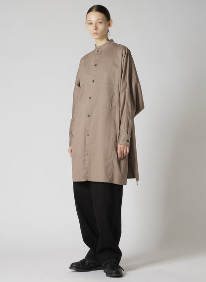 [Y's BORN PRODUCT] COTTON TWILL DEFORMED SLEEVE SHIRT