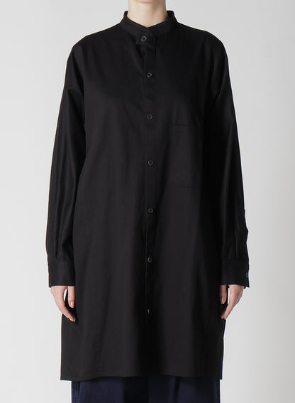 [Y's BORN PRODUCT] COTTON TWILL DEFORMED SLEEVE SHIRT