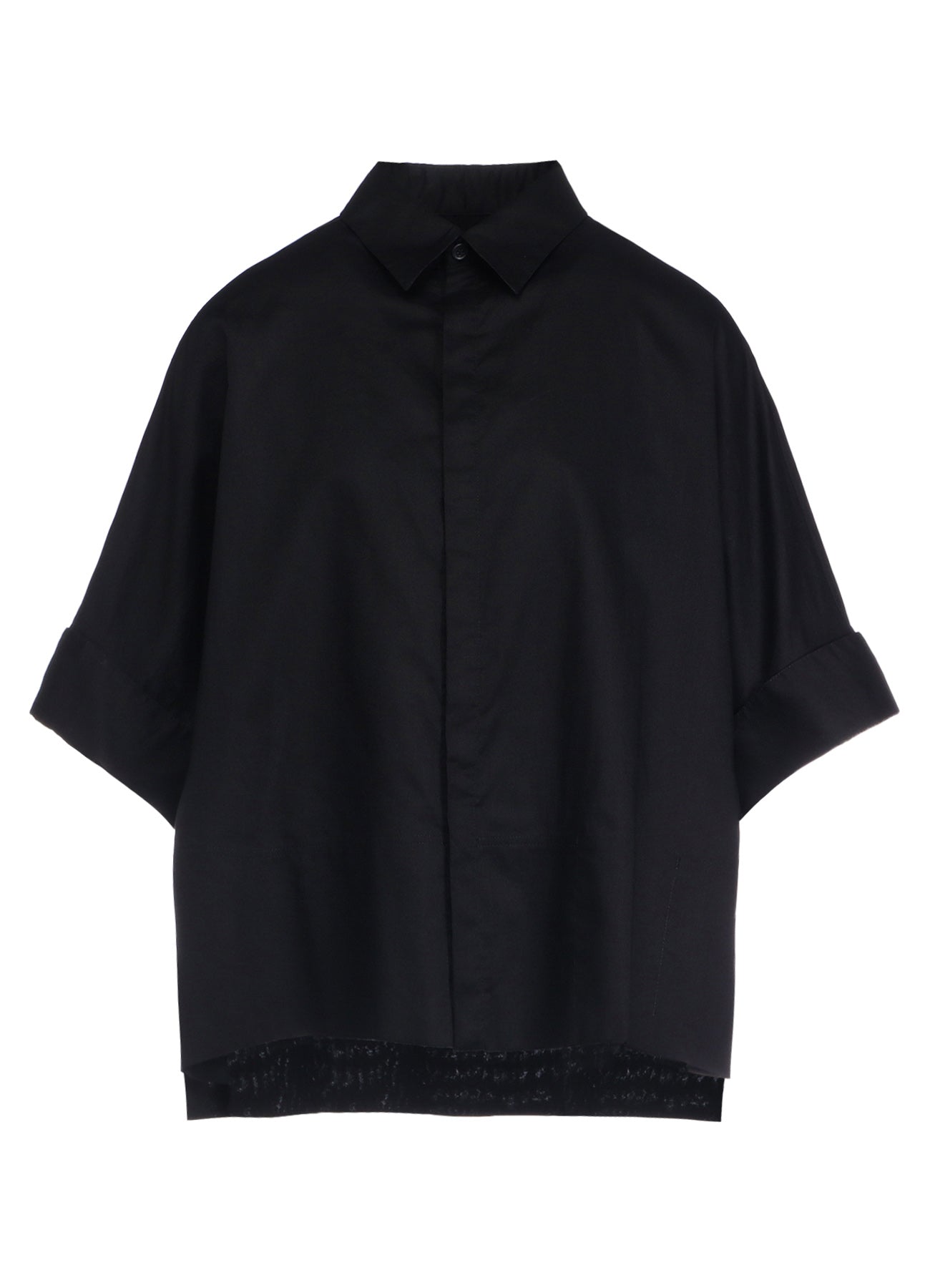 [Y's BORN PRODUCT] THIN COTTON TWILL WIDE CUFF SHIRT