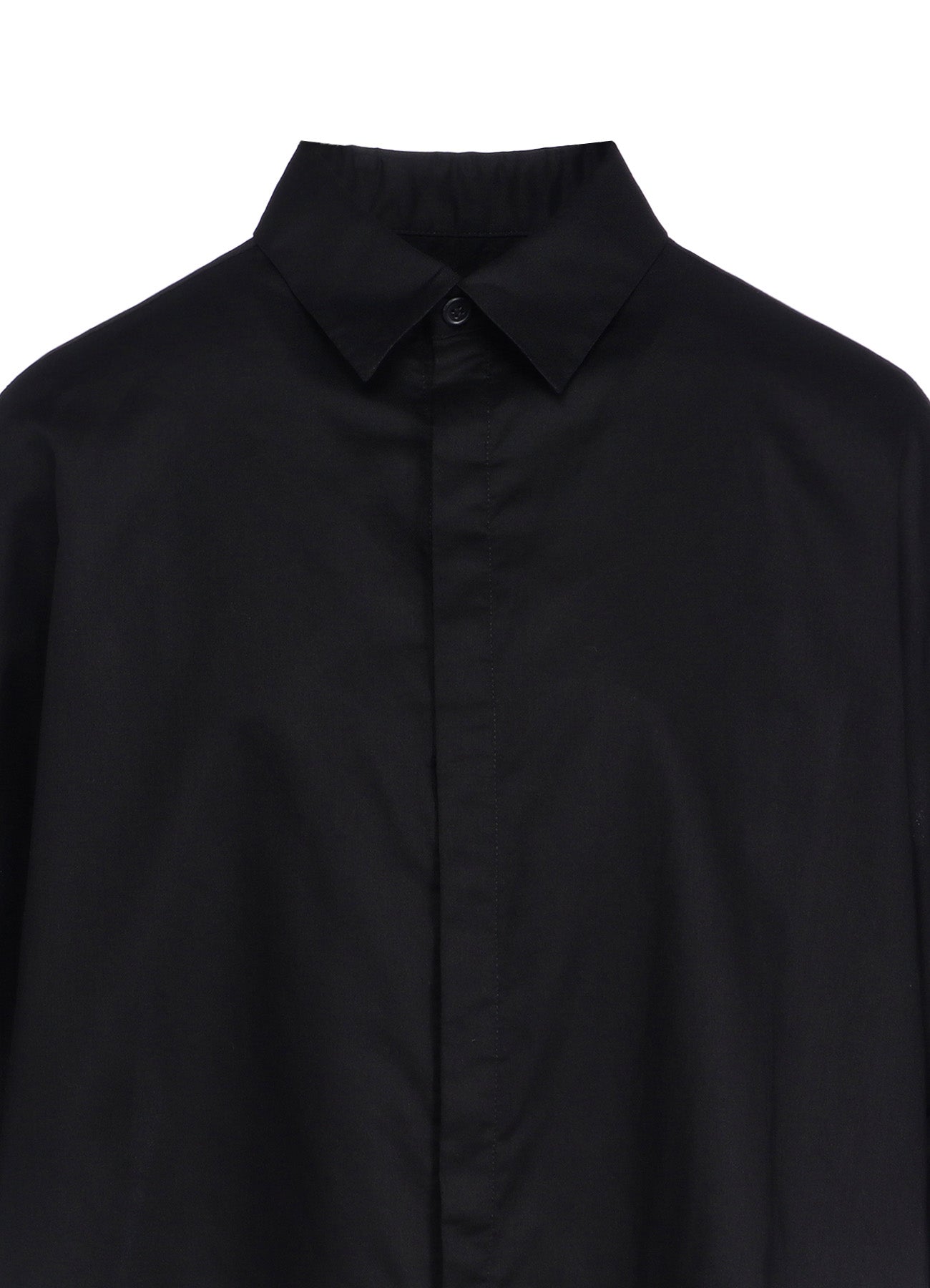 [Y's BORN PRODUCT] THIN COTTON TWILL WIDE CUFF SHIRT