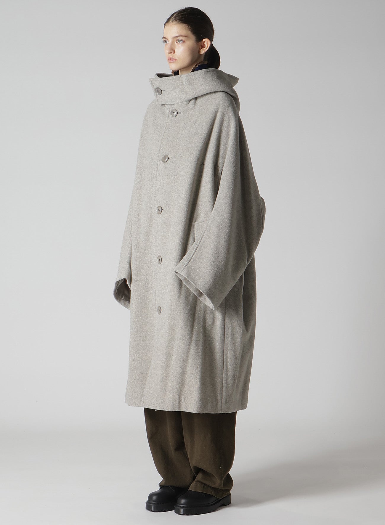 【11/15 12:00(JST) Release】AIRY MOSSER LONG CAPE COAT