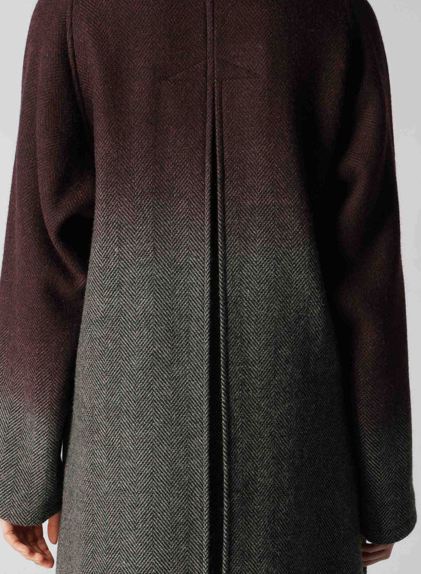 【9/20 12:00(JST) Release】WOOL HERRINGBONE GRADATION LONG COAT