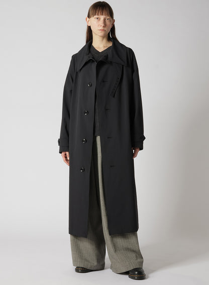 MATTE NYLON WEATHER BIG COAT