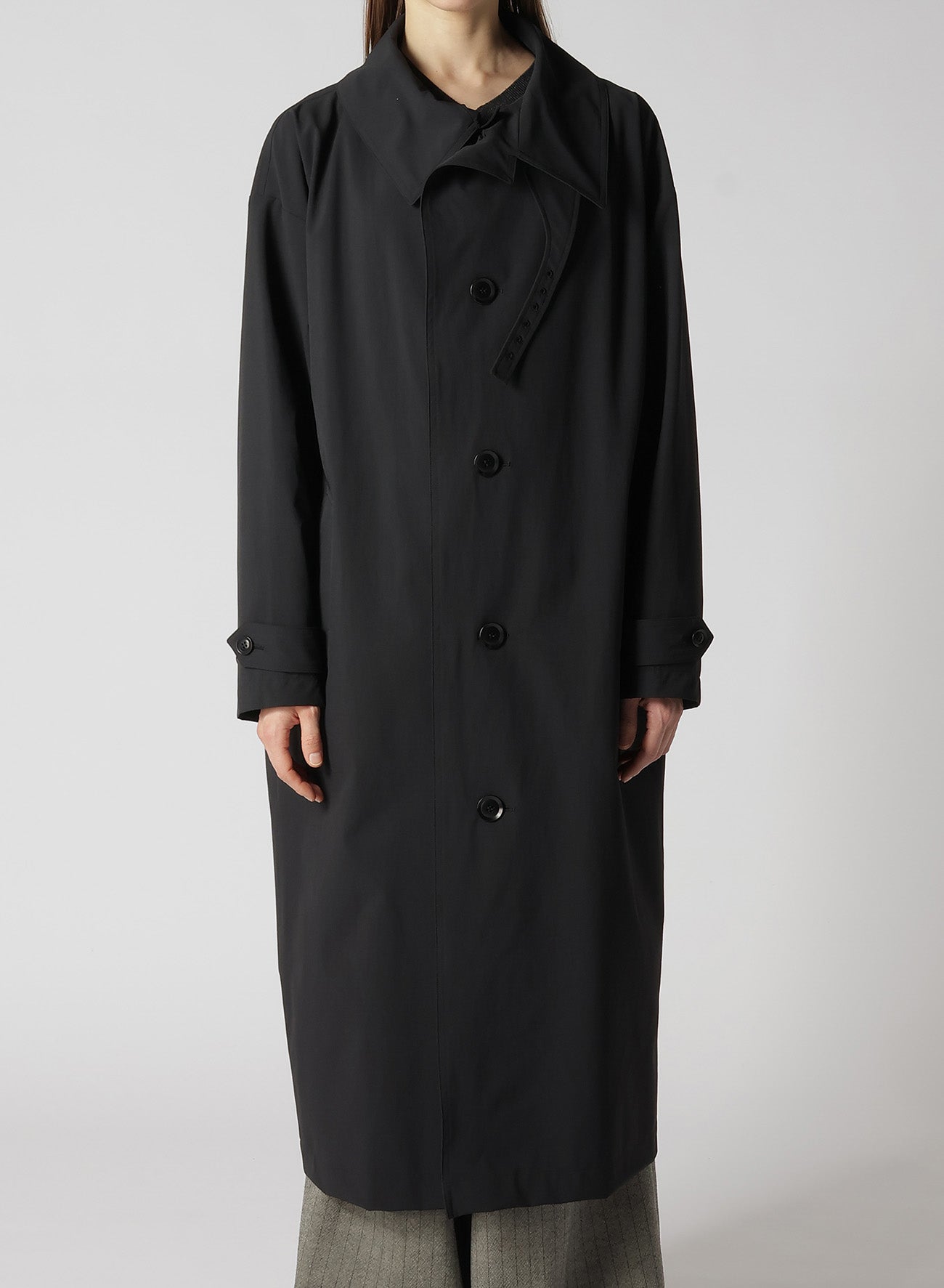 MATTE NYLON WEATHER BIG COAT