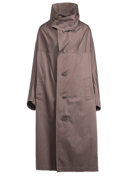 [Y's BORN PRODUCT] COTTON TWILL LONG CAPE COAT