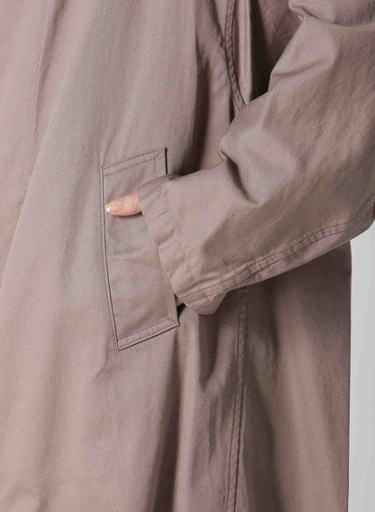 [Y's BORN PRODUCT] COTTON TWILL LONG CAPE COAT