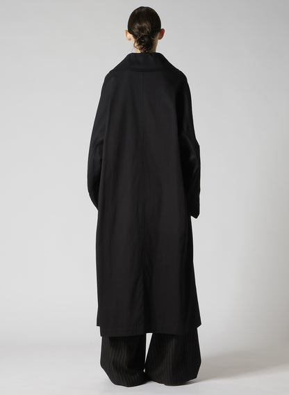 [Y's BORN PRODUCT] COTTON TWILL LONG CAPE COAT