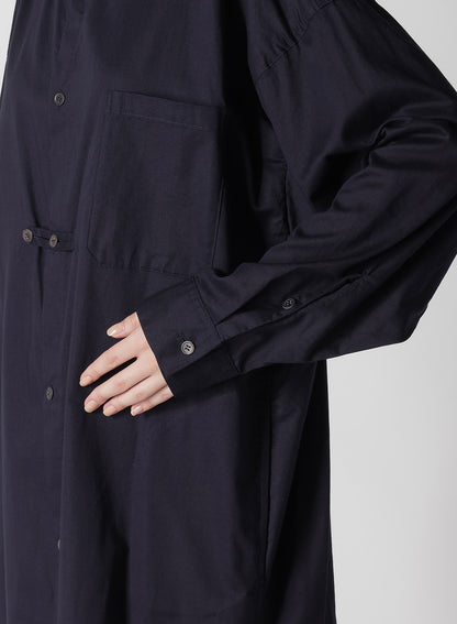 [Y's BORN PRODUCT] THIN COTTON TWILL SHIRT DRESS