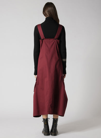 [Y's BORN PRODUCT] COTTON TWILL WORK DRESS