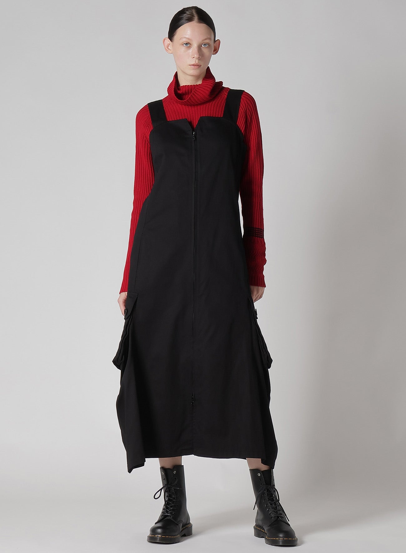 [Y's BORN PRODUCT] COTTON TWILL WORK DRESS