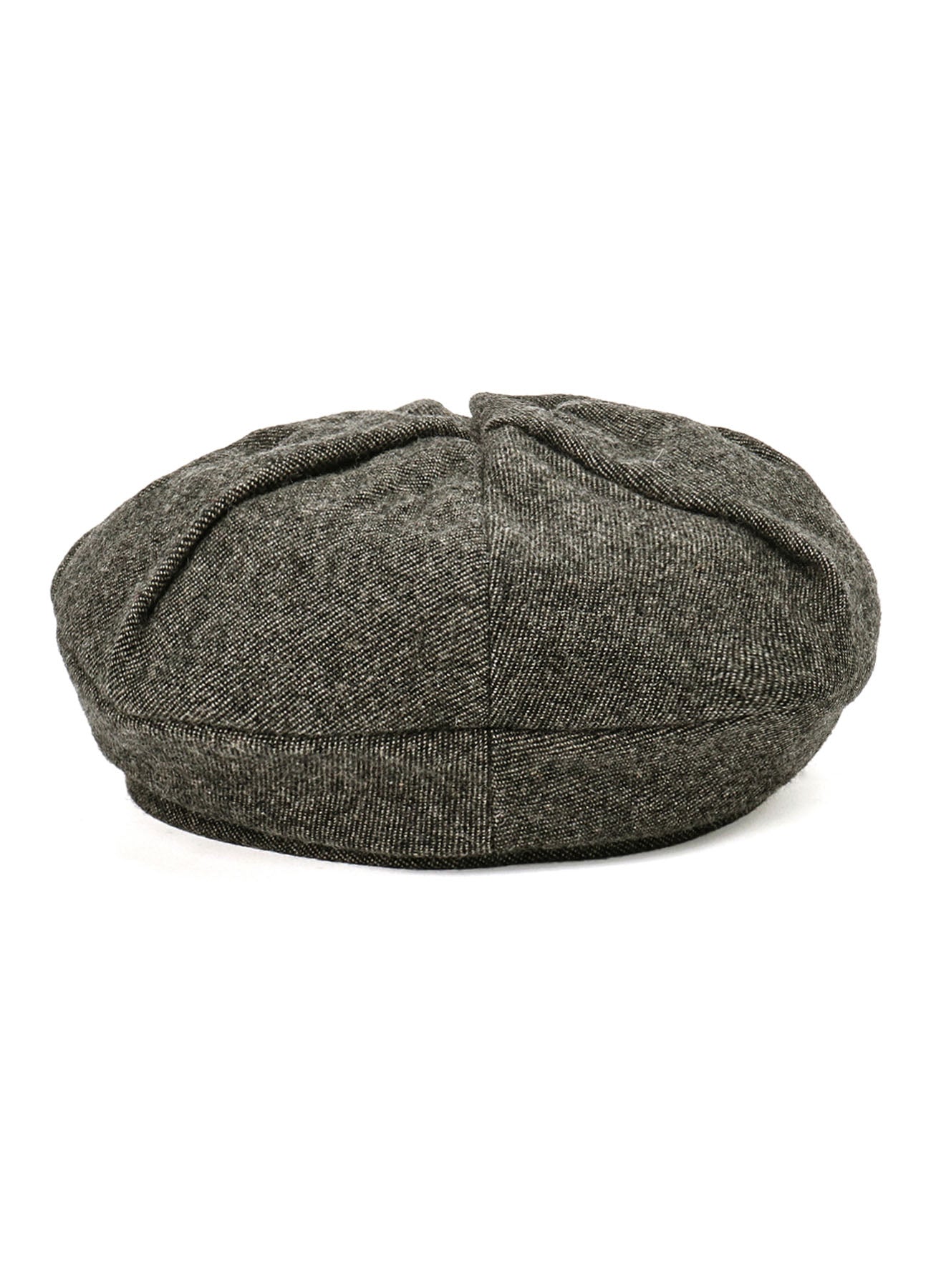 WOOL FLANNEL GATHERED BERET