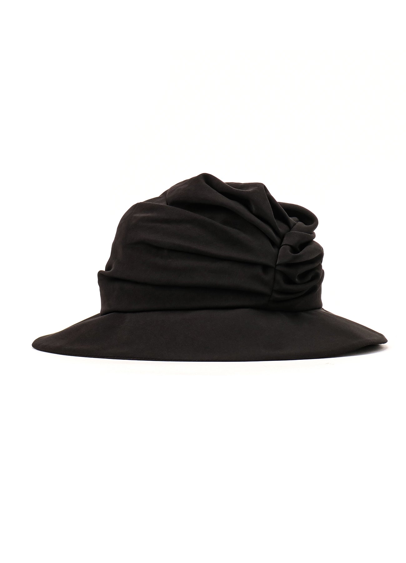 CREPE de CHINE DRAPE TUCKED HAT