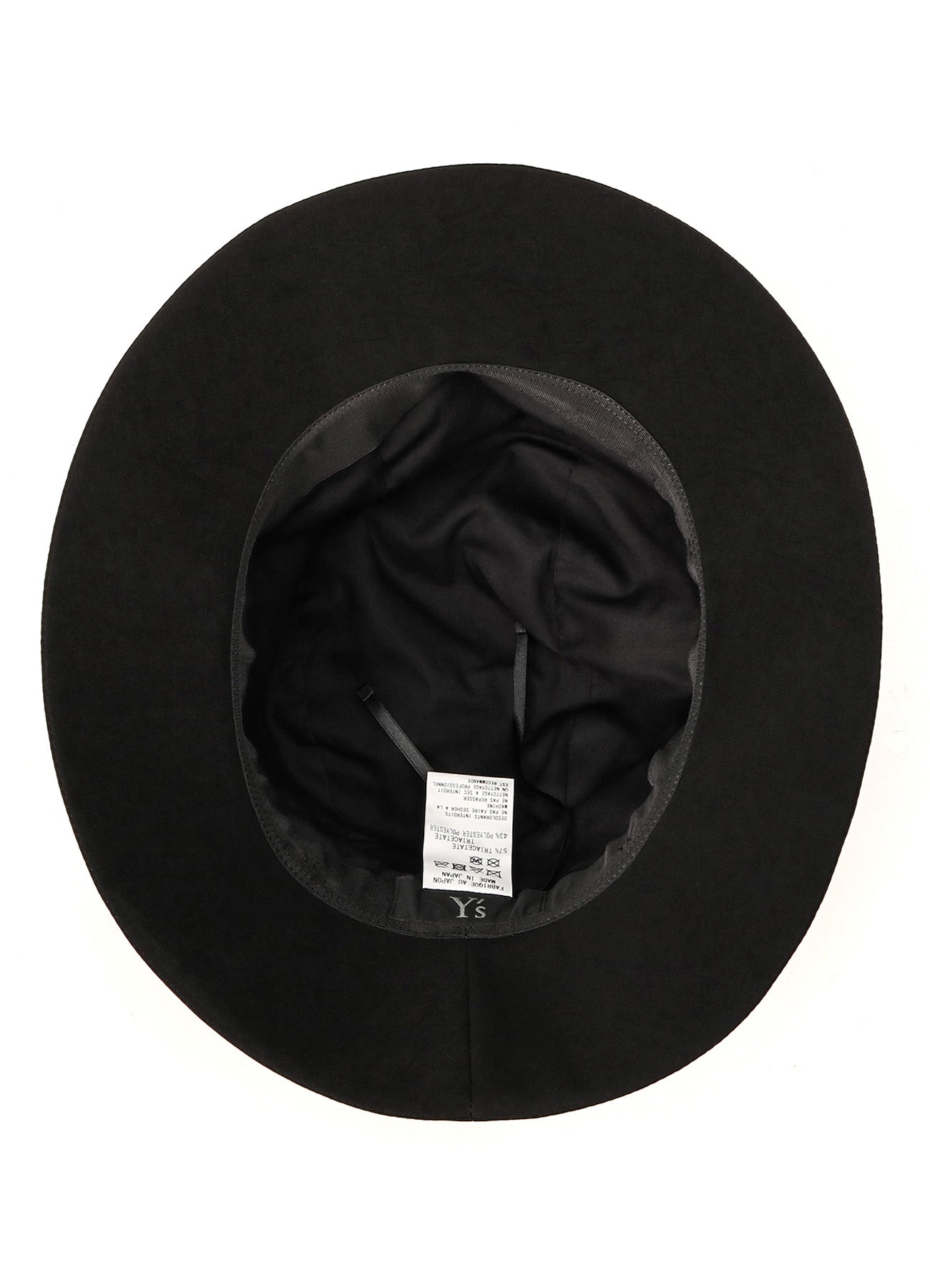 CREPE de CHINE DRAPE TUCKED HAT