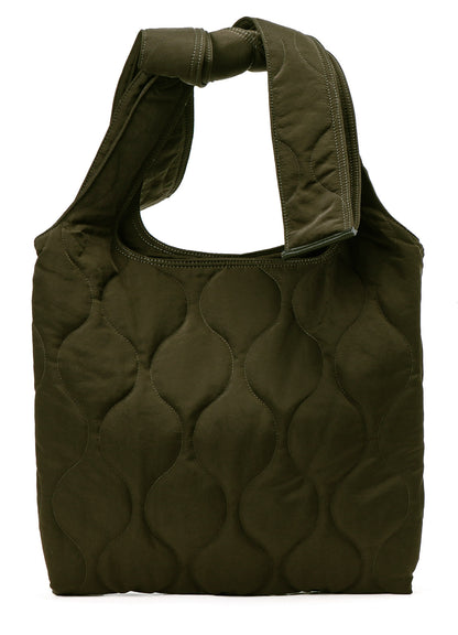 NYLON PADDED KILT TOTE BAG