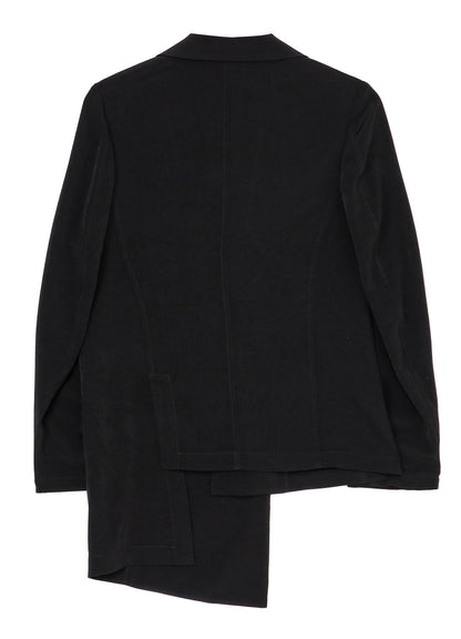 CREPE de CHINE ASYMMETRIC JACKET