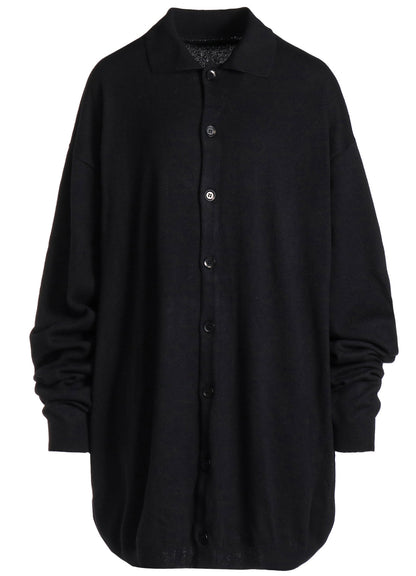 PLAIN STITCH INTARSIA BIG SHIRT