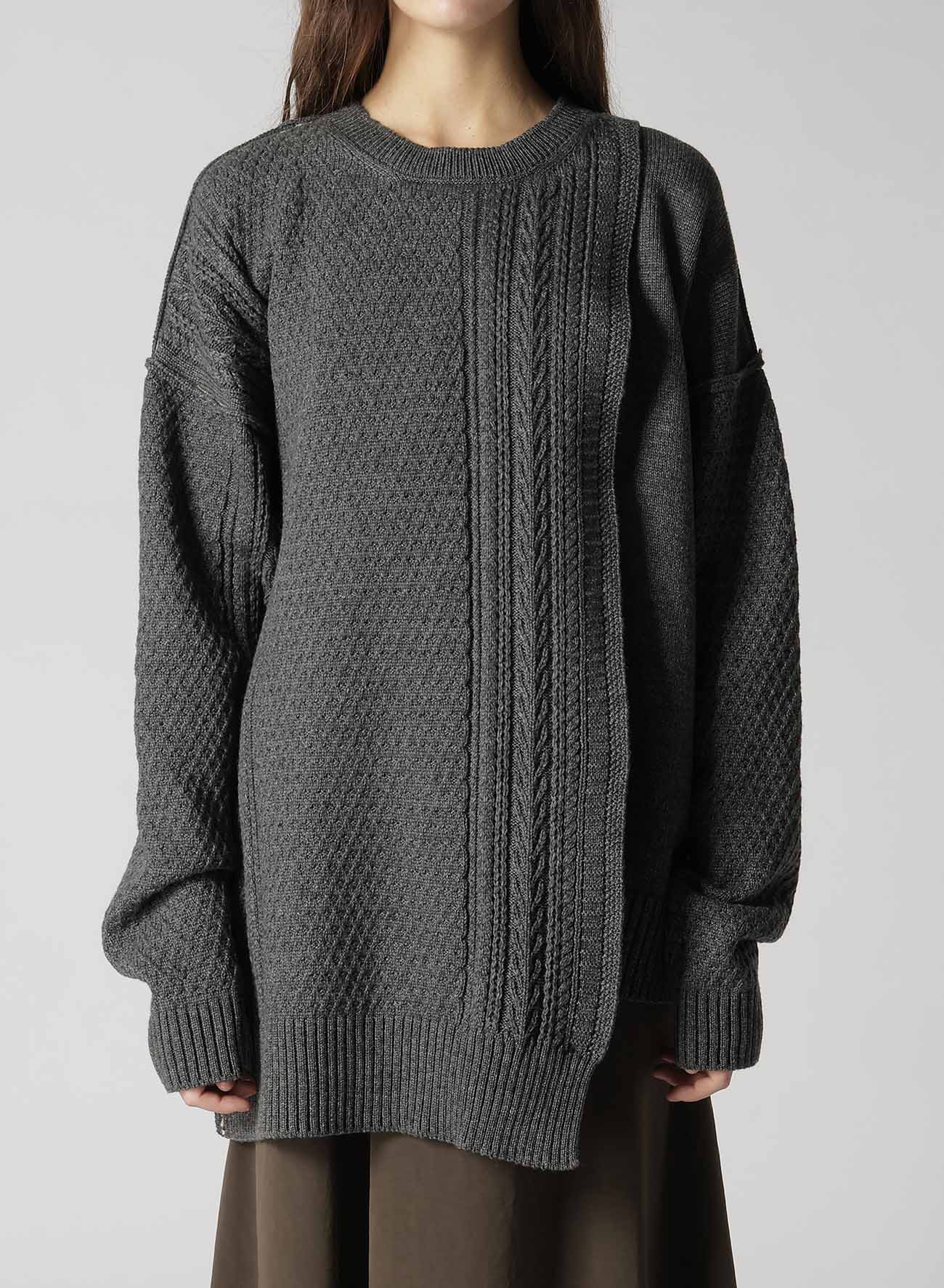 7G1P ALAN KNIT BIG PULLOVER