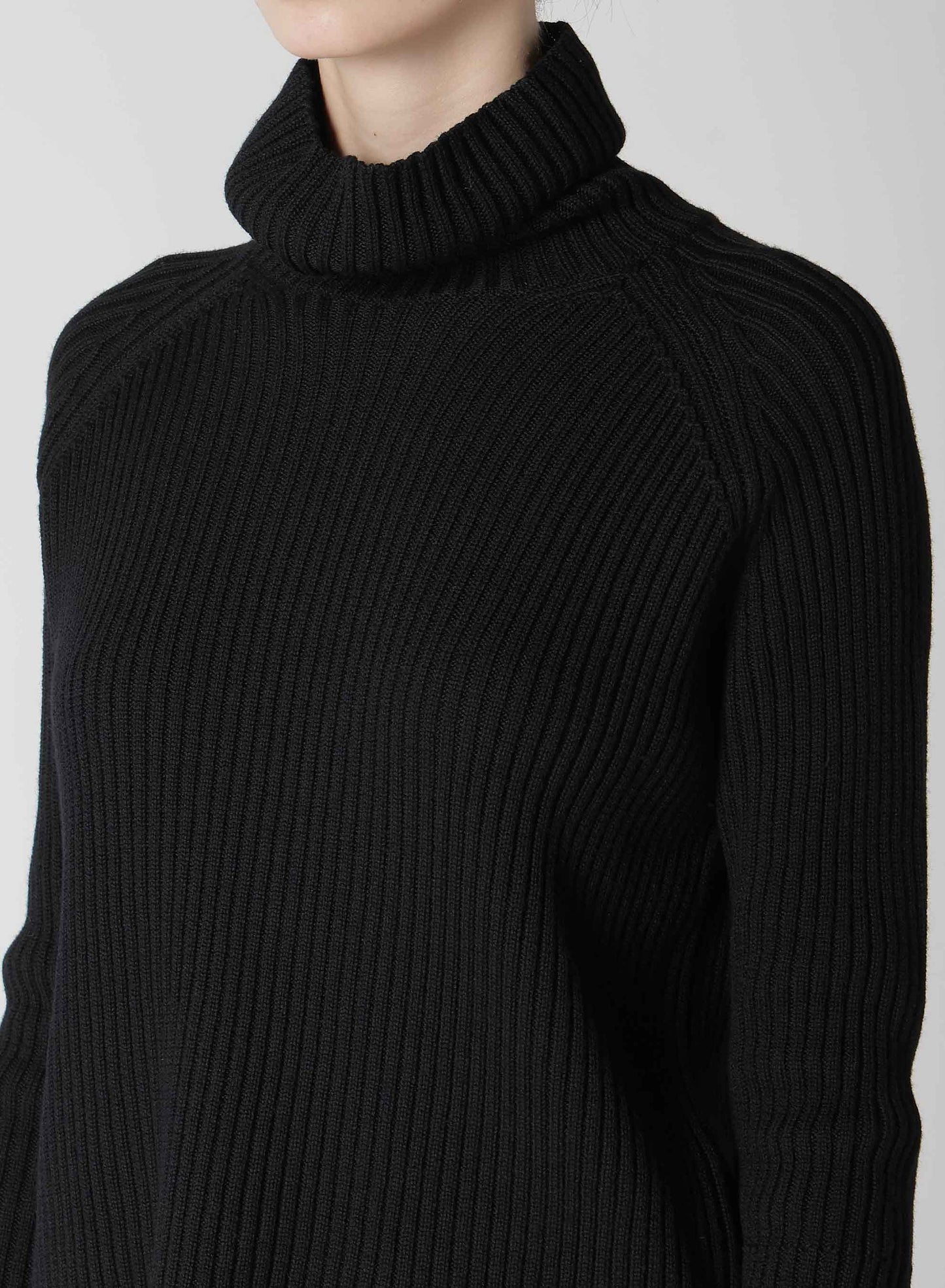 【9/20 12:00(JST) Release】WOOL RIB TURTLE NECK PULLOVER