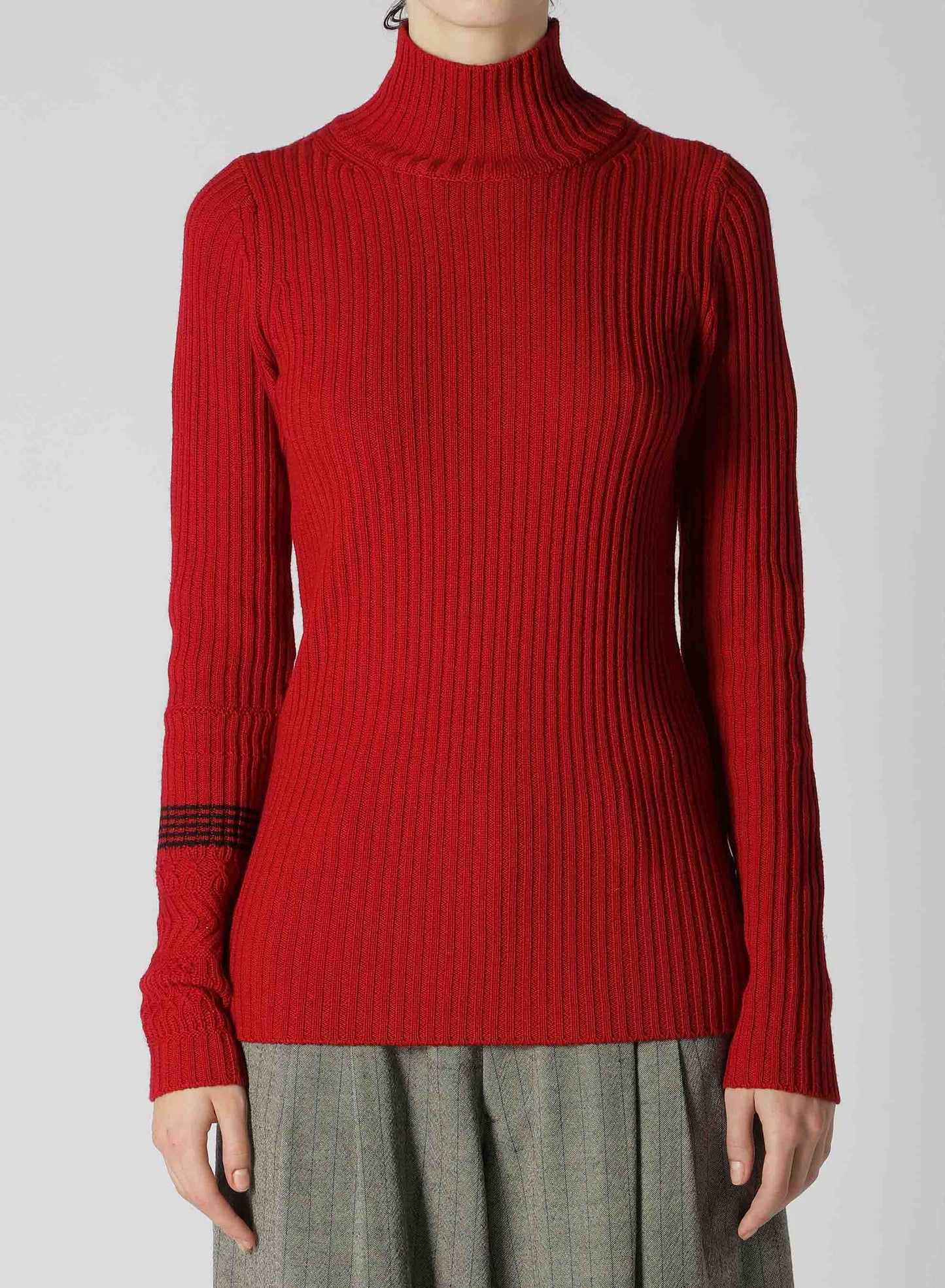 【9/20 12:00(JST) Release】WOOL RIB HIGH NECK PULLOVER