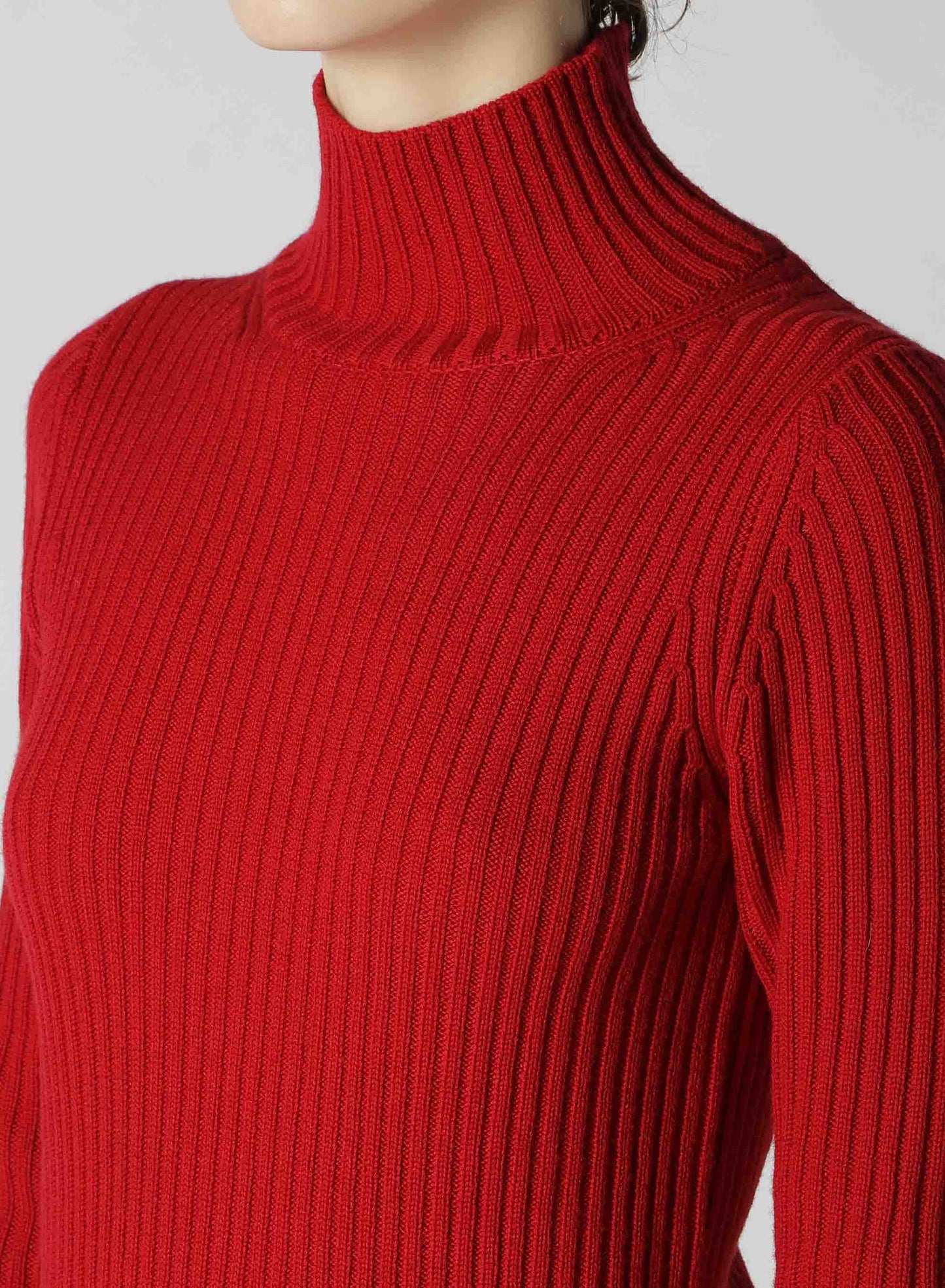 【9/20 12:00(JST) Release】WOOL RIB HIGH NECK PULLOVER