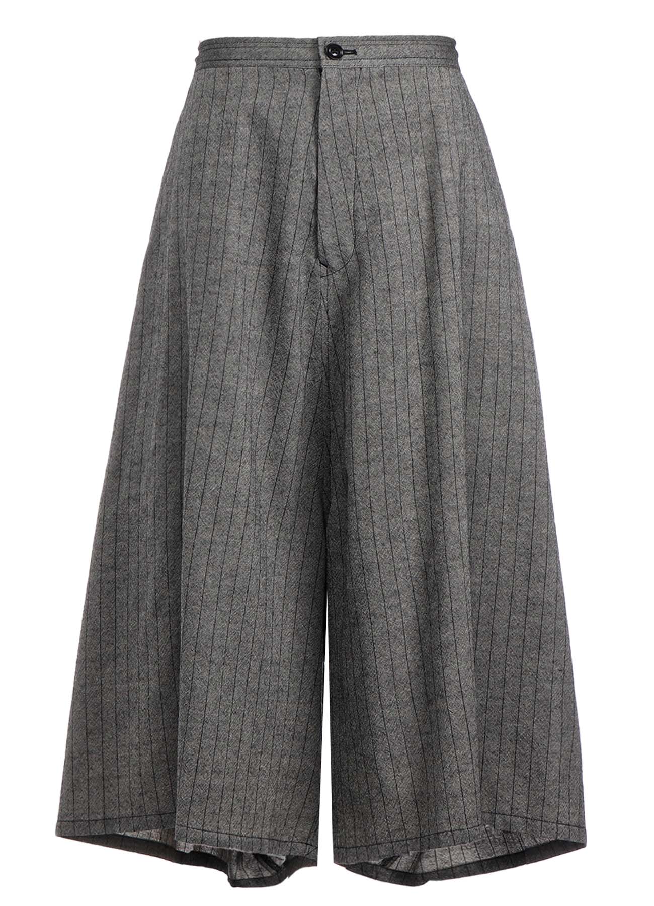 WOOL STRIPE SAROUEL PANTS