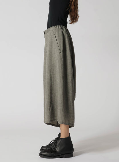 WOOL STRIPE SAROUEL PANTS