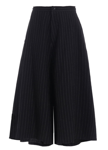 WOOL STRIPE SAROUEL PANTS