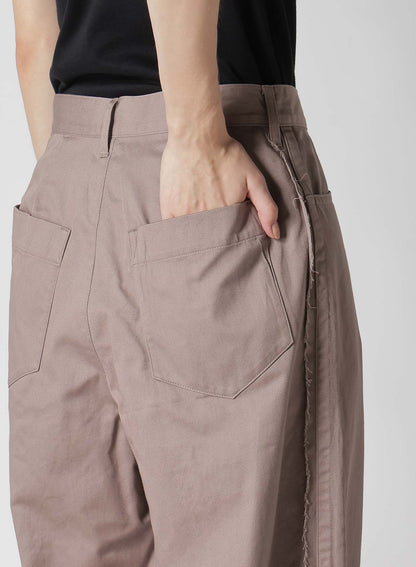 [Y's BORN PRODUCT] COTTON TWILL CUT LINE KNEE PANTS