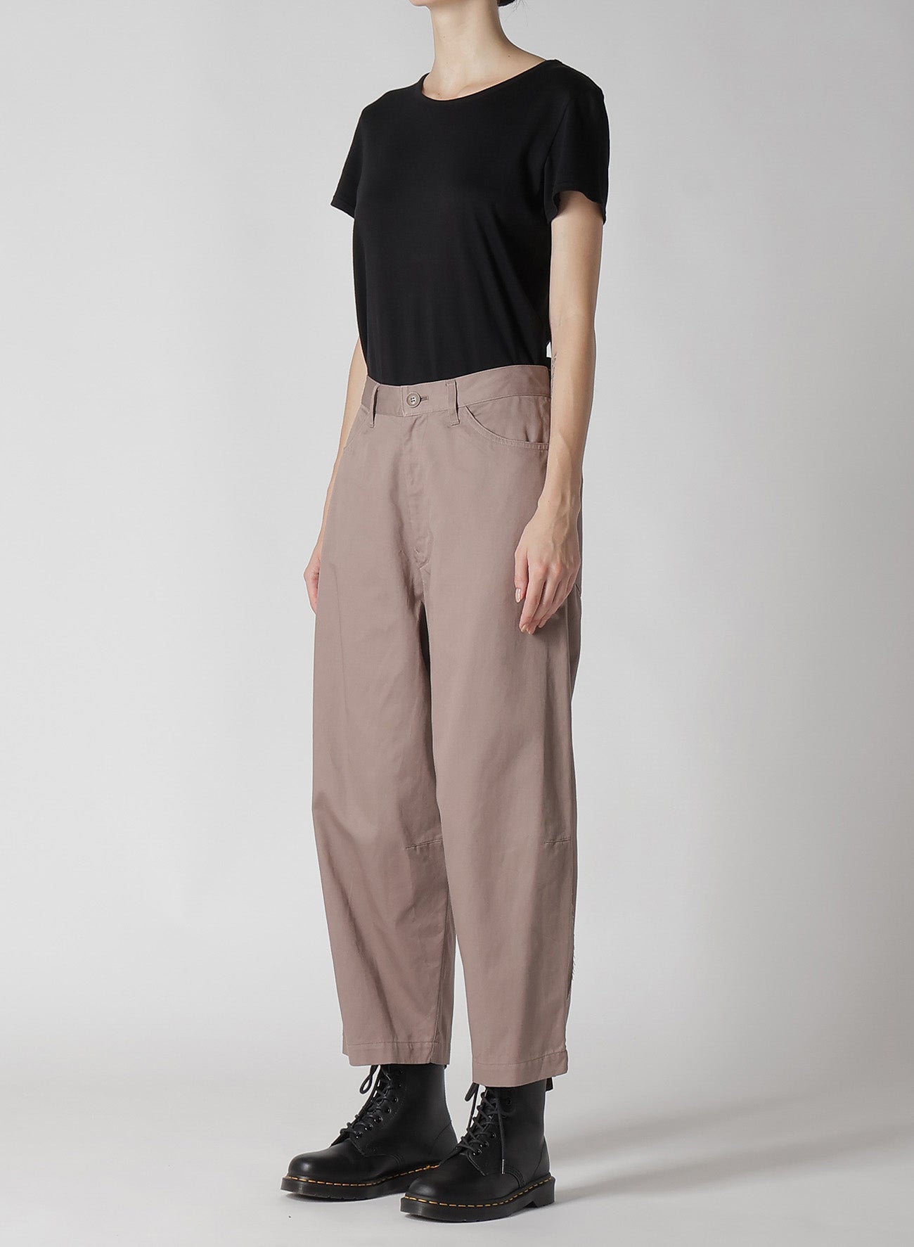 [Y's BORN PRODUCT] COTTON TWILL CUT LINE KNEE PANTS