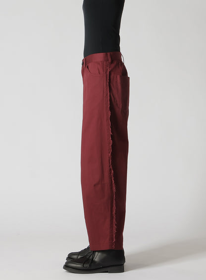 [Y's BORN PRODUCT] COTTON TWILL CUT LINE KNEE PANTS