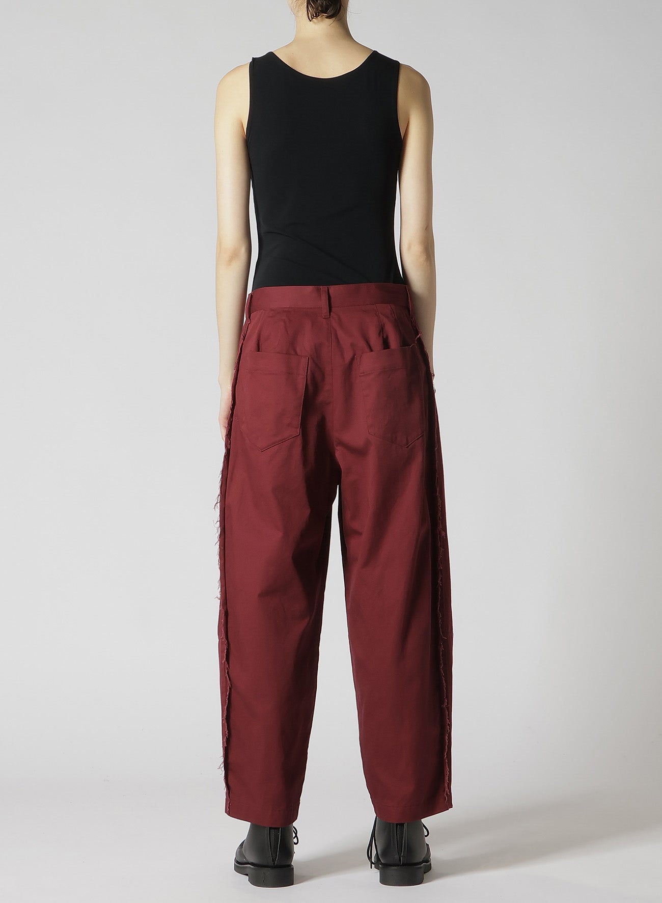 [Y's BORN PRODUCT] COTTON TWILL CUT LINE KNEE PANTS