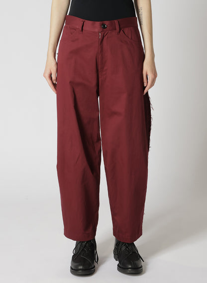 [Y's BORN PRODUCT] COTTON TWILL CUT LINE KNEE PANTS