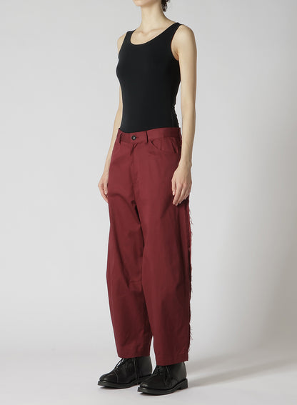 [Y's BORN PRODUCT] COTTON TWILL CUT LINE KNEE PANTS