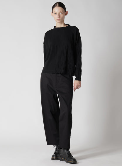 [Y's BORN PRODUCT] COTTON TWILL CUT LINE KNEE PANTS