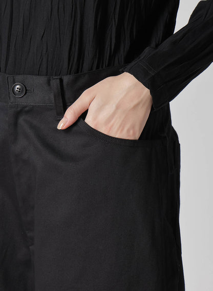 [Y's BORN PRODUCT] COTTON TWILL CUT LINE KNEE PANTS