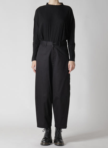 [Y's BORN PRODUCT] COTTON TWILL CUT LINE KNEE PANTS