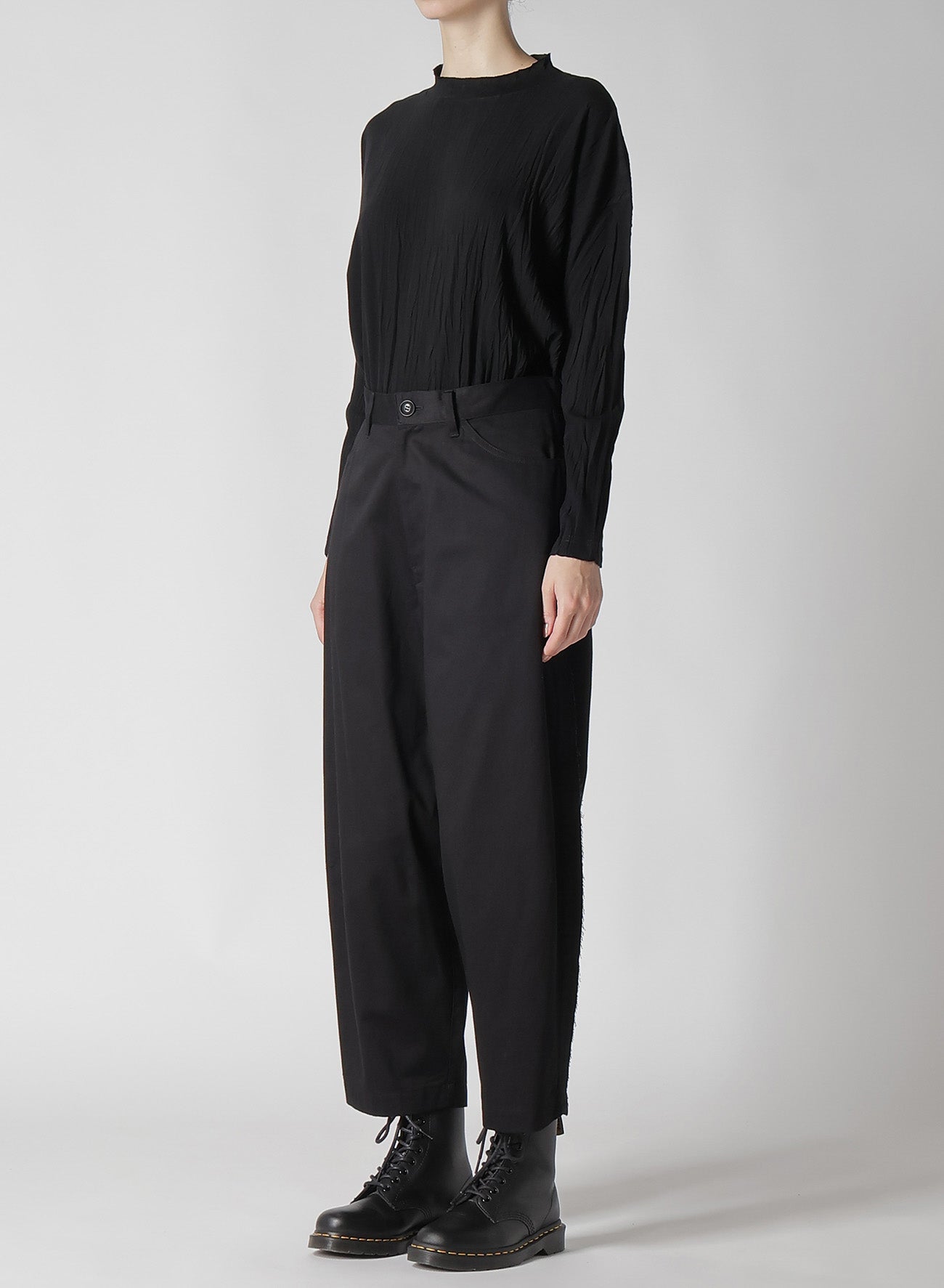 [Y's BORN PRODUCT] COTTON TWILL CUT LINE KNEE PANTS