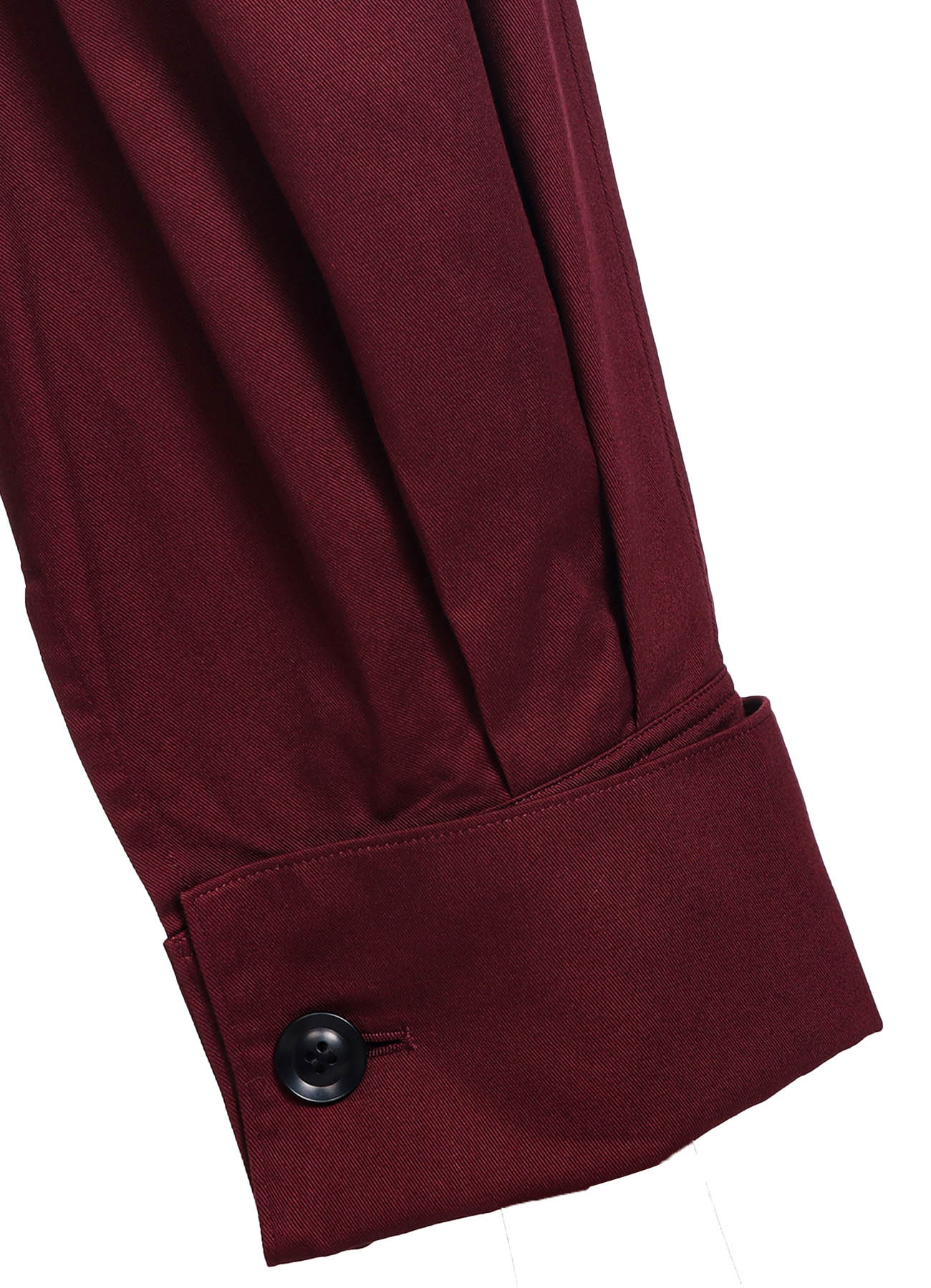 [Y's BORN PRODUCT] COTTON TWILL CUFFED HEM CARGO PANTS