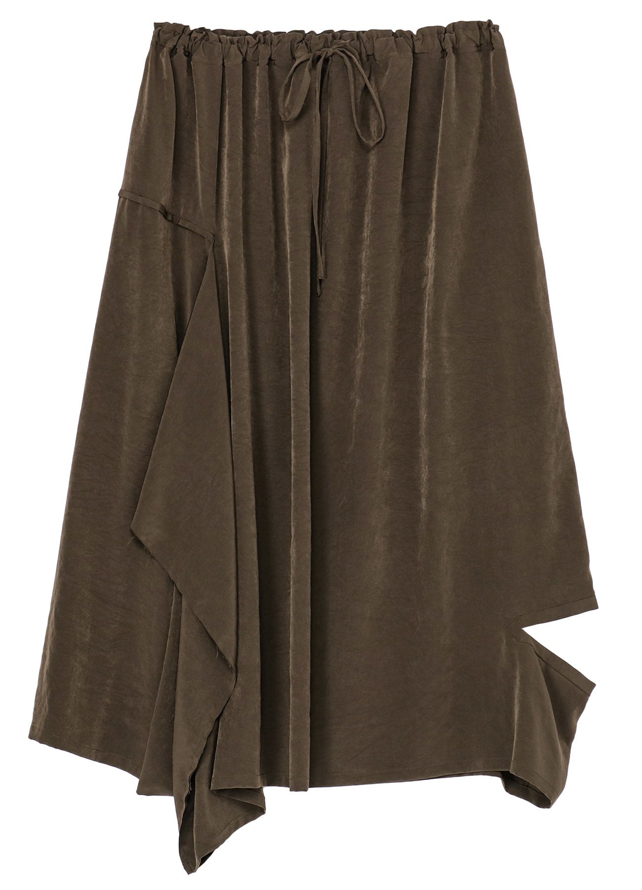 CREPE de CHINE RIGHT DRAPE SKIRT