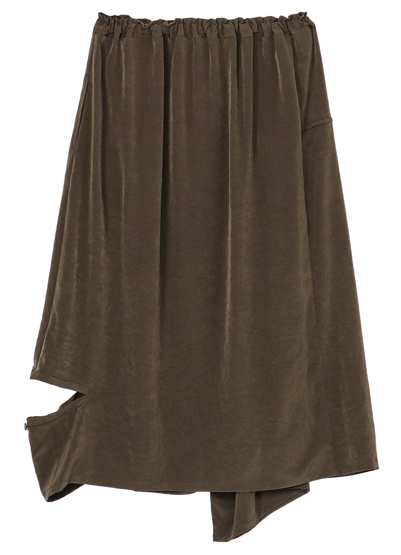 CREPE de CHINE RIGHT DRAPE SKIRT