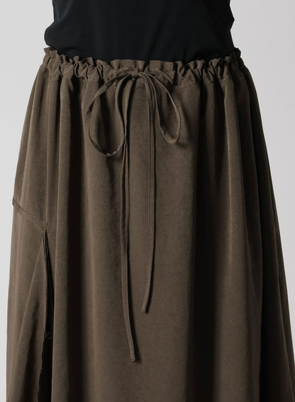 CREPE de CHINE RIGHT DRAPE SKIRT