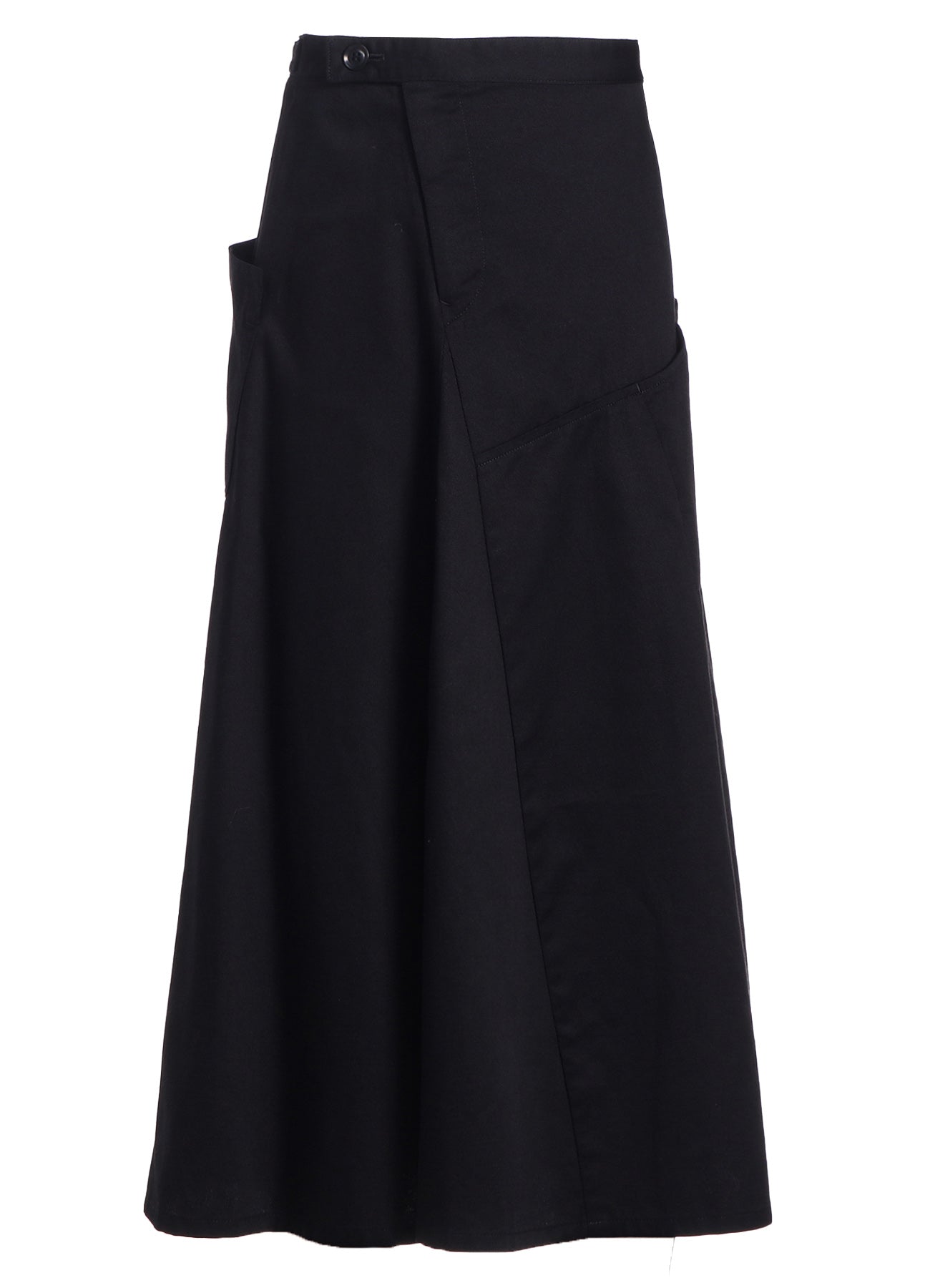 [Y's BORN PRODUCT] COTTON TWILL FLARE SKIRT WITH GUSSET