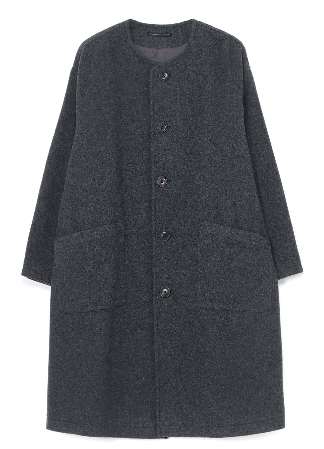 AIRY MOSSER COLLARLESS COAT