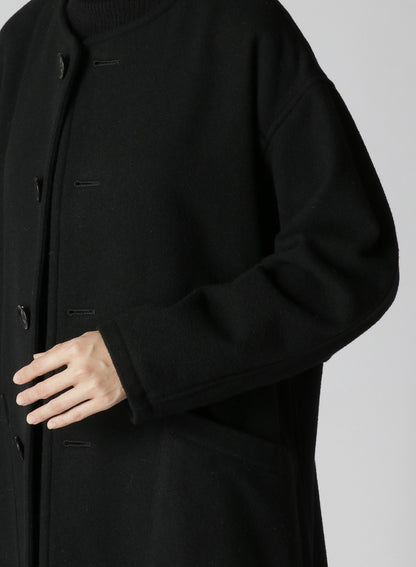 AIRY MOSSER COLLARLESS COAT