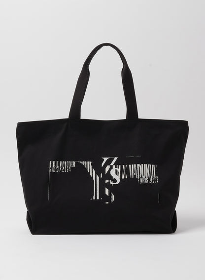 [Y's x MAX VADUKUL] COTTON LEASE BAG