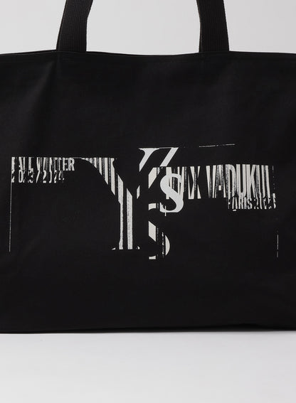 [Y's x MAX VADUKUL] COTTON LEASE BAG