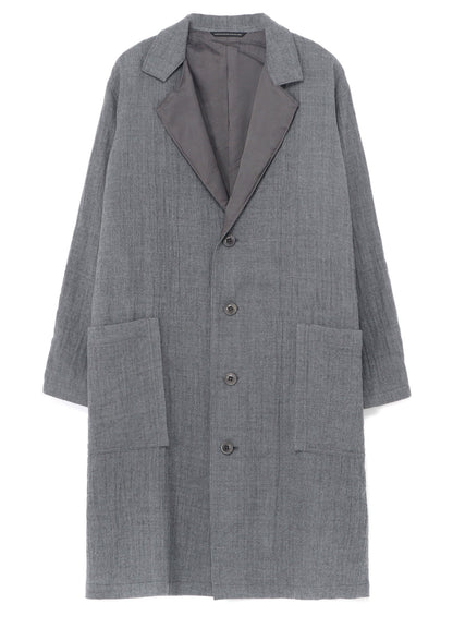 WOOL LONG COLLER JACKET