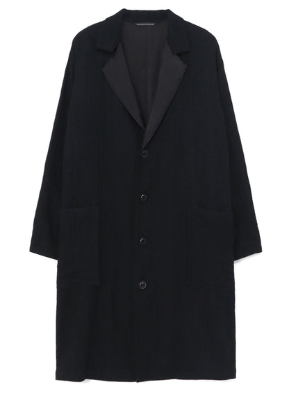 WOOL LONG COLLER JACKET