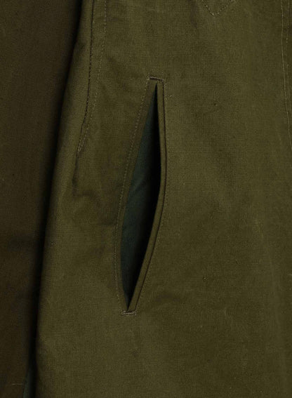 MILITARY TENT CLOTH DROP SLEEVE JACKET